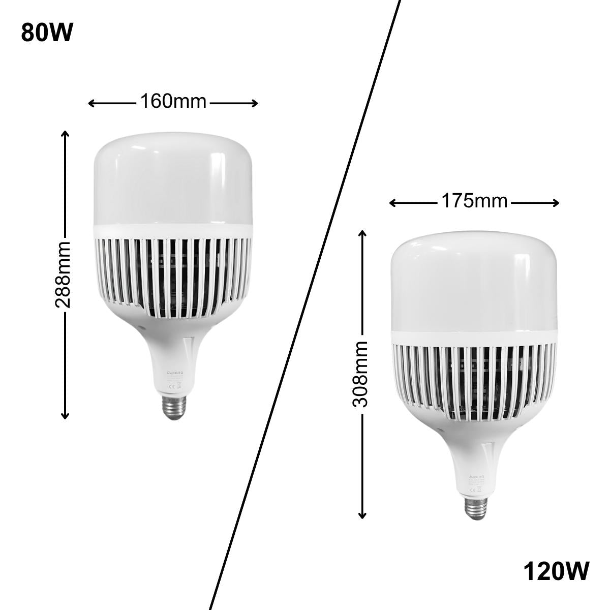Dycorra LED Column High Power E27 80W 120W Day 6500K