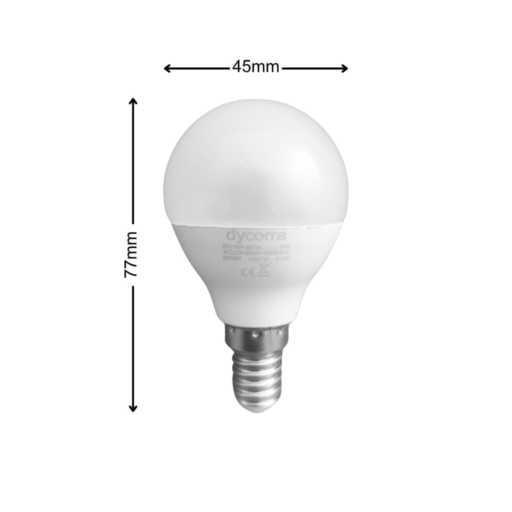 Dycorra LED Pingpong G45 Bulb E14 5W Day Warm