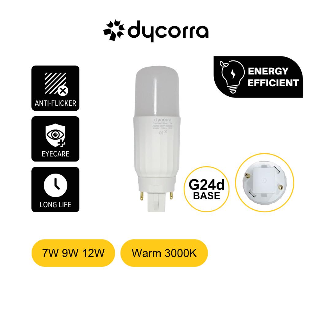 Dycorra LED PLC 2-Pin Bulb G24D 7W 9W 12W Warm