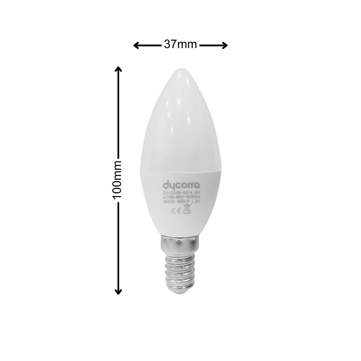 Dycorra LED Candle E14 5W Day Warm