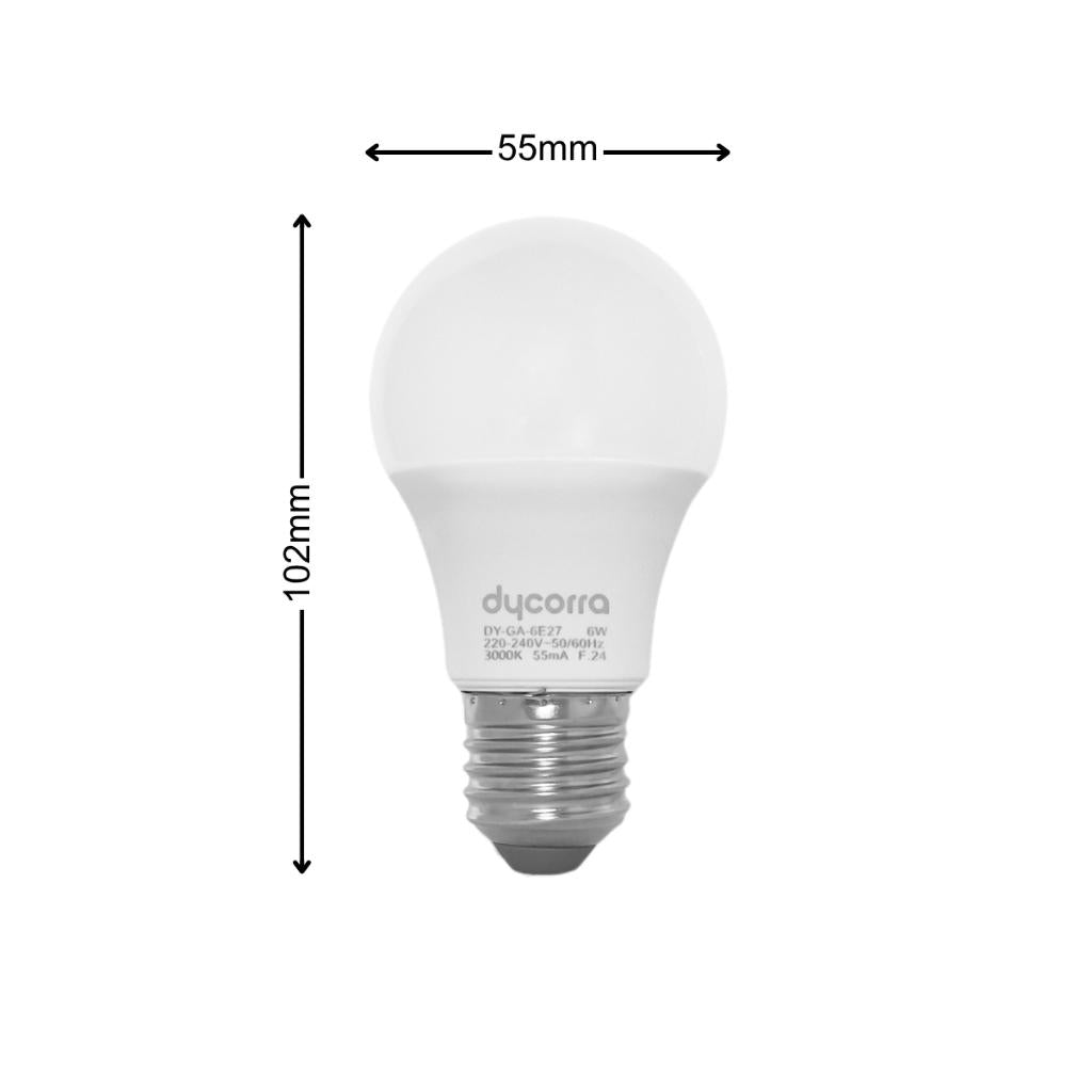 Dycorra LED Globe Bulb E27 6W 9W 12W 15W Day Warm