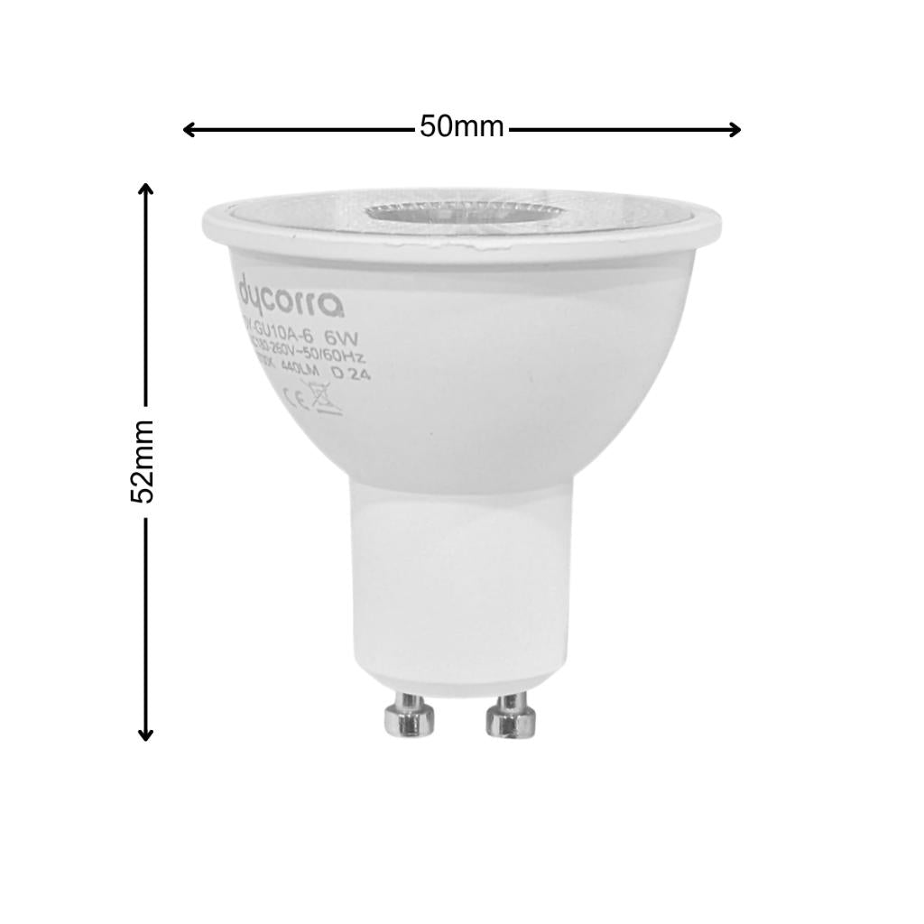Dycorra LED GU10 Spotlight 6W 9W Day Cool Warm