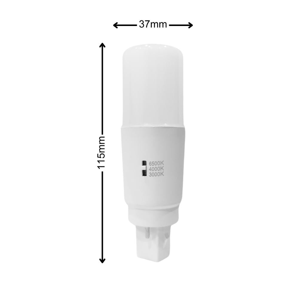 Dycorra LED Pin Lamp Bulb G24D 9W Switch CCT Change Colour