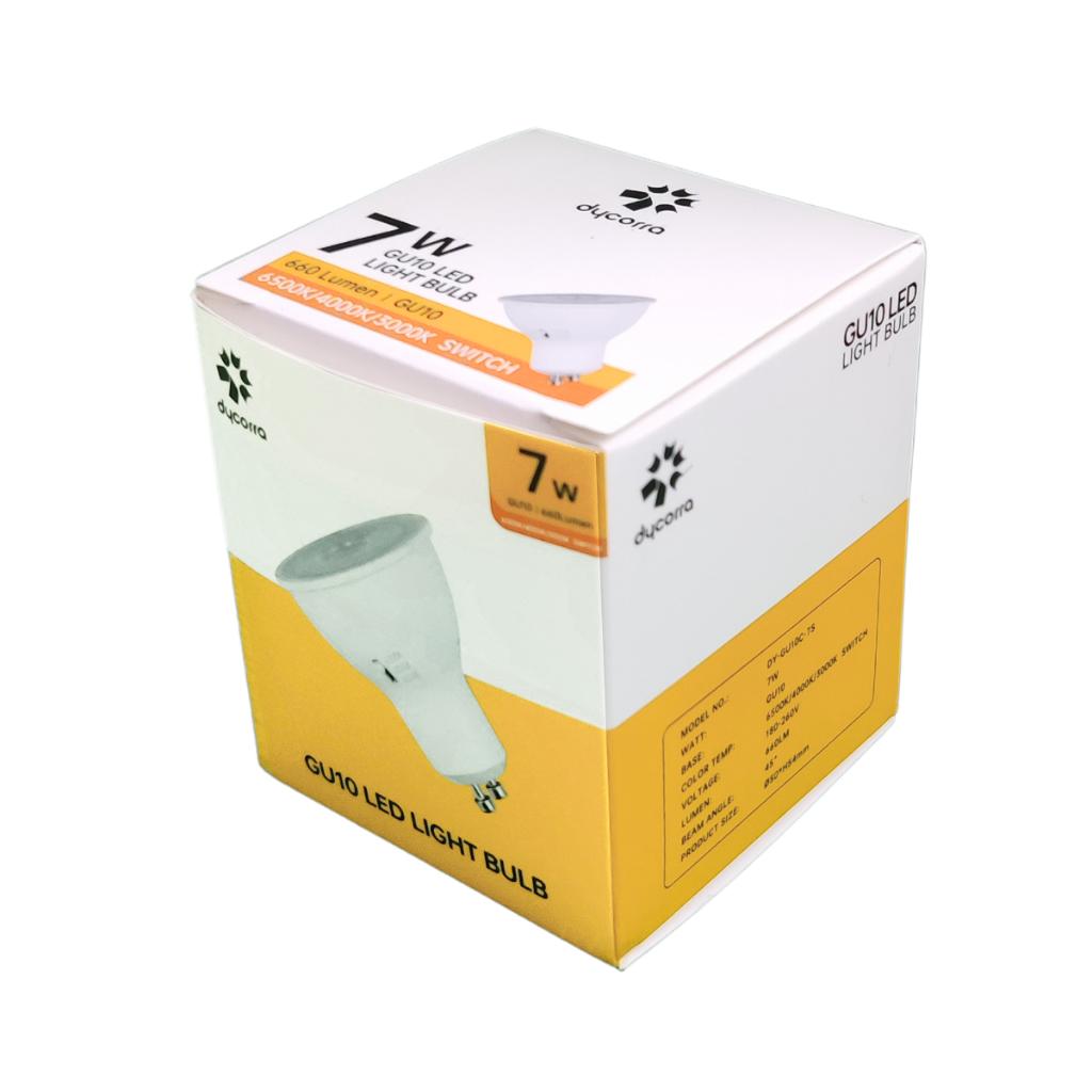 Dycorra LED GU10 Spotlight 7W Day Cool Warm Selectable CCT