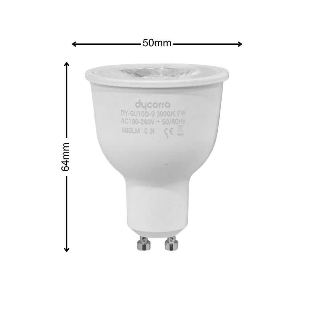 Dycorra LED GU10 Spotlight 6W 9W Day Cool Warm