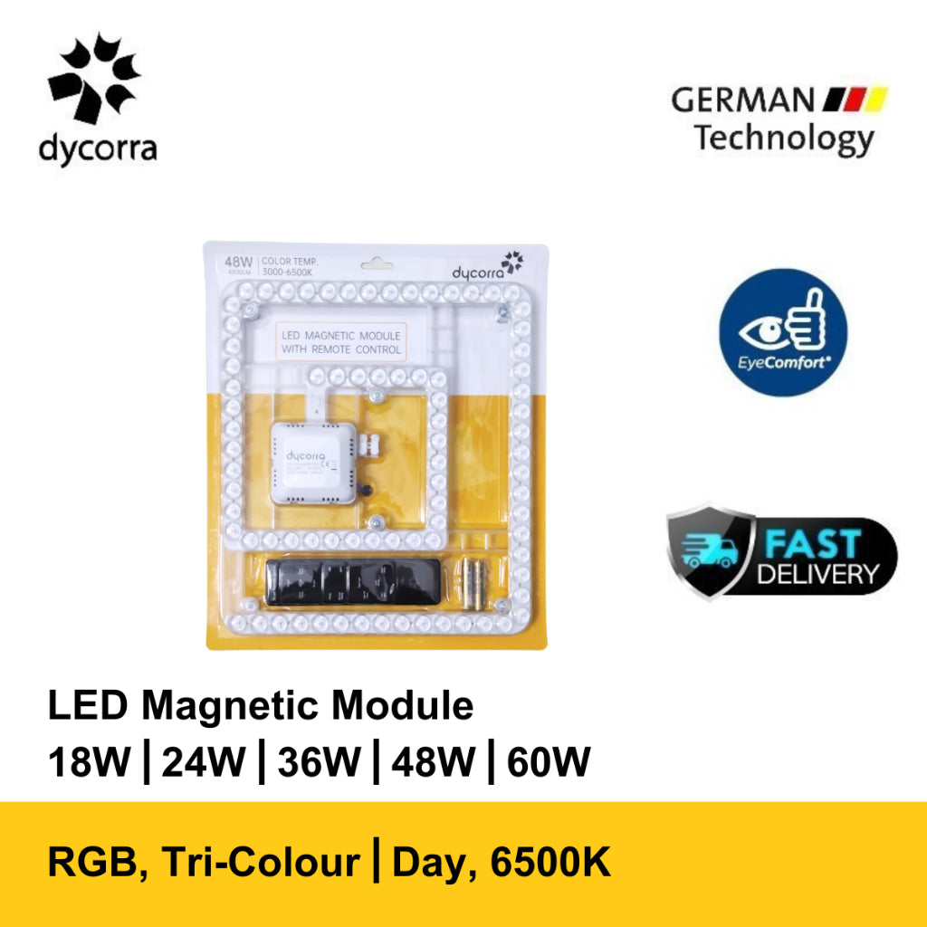 Dycorra LED Magnetic Panel Module 18W 24W 36W 48W 60W Tri-Colour Day Ceiling Light Replacement