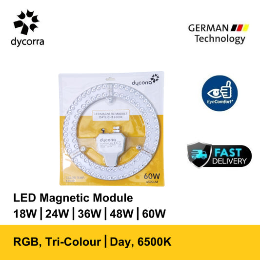Dycorra LED Magnetic Panel Module 18W 24W 36W 48W 60W Tri-Colour Day Ceiling Light Replacement