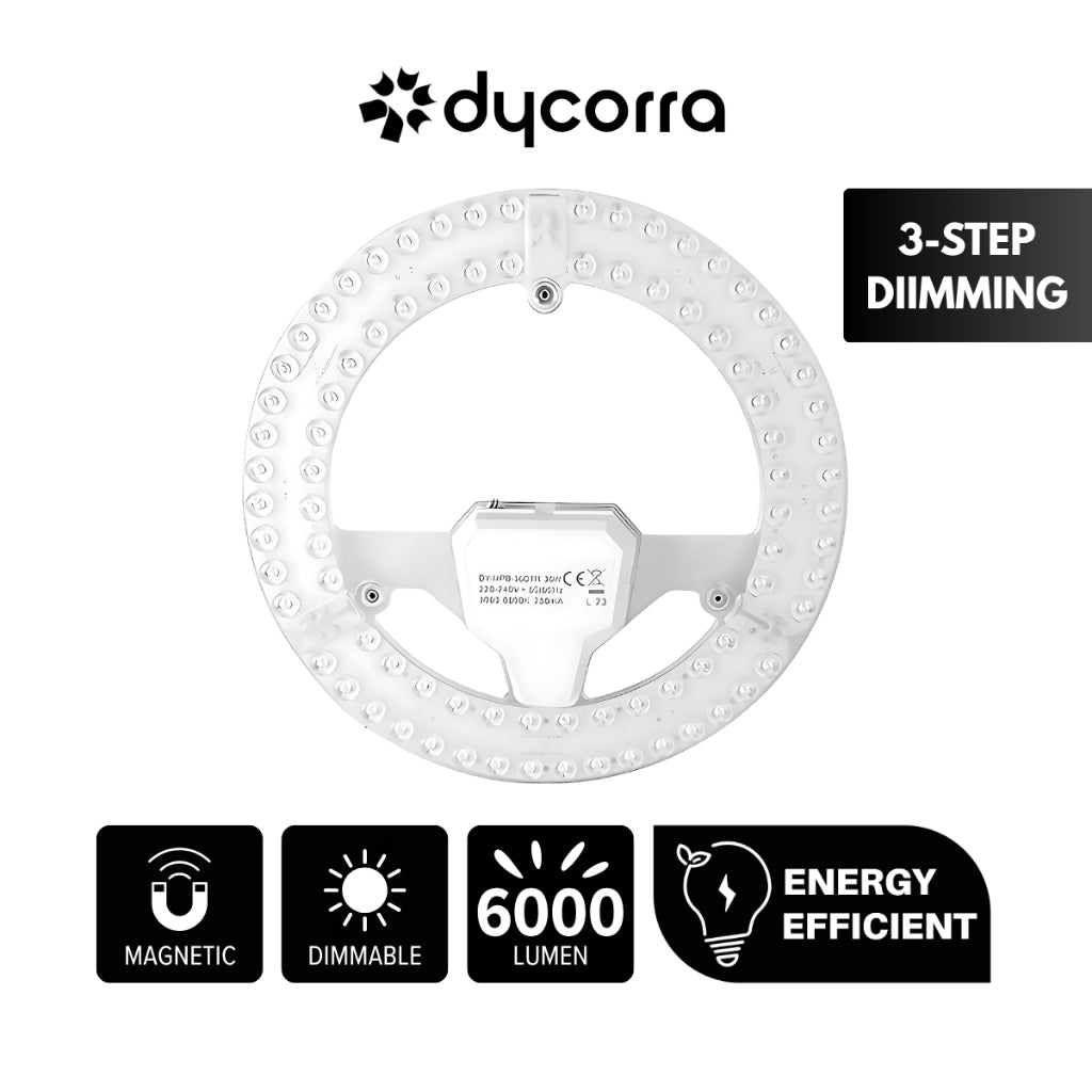 Dycorra LED Magnetic Panel Module 48W Day Dimmable 3-Levels Ceiling Light Replacement